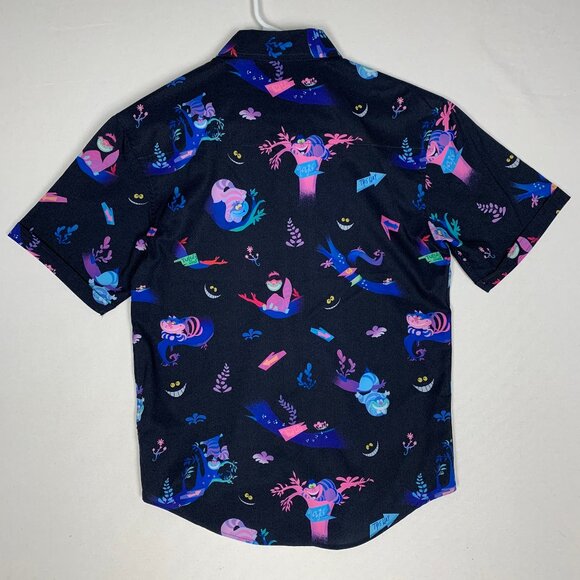RSVLTS Men's Disney Alice in Wonderland Everyone is Mad Here Small Button-Up - Picture 6 of 8